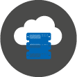 <Cloud Infrastructure Icon - Small