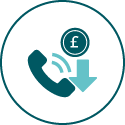 Reduced Call Costs Icon